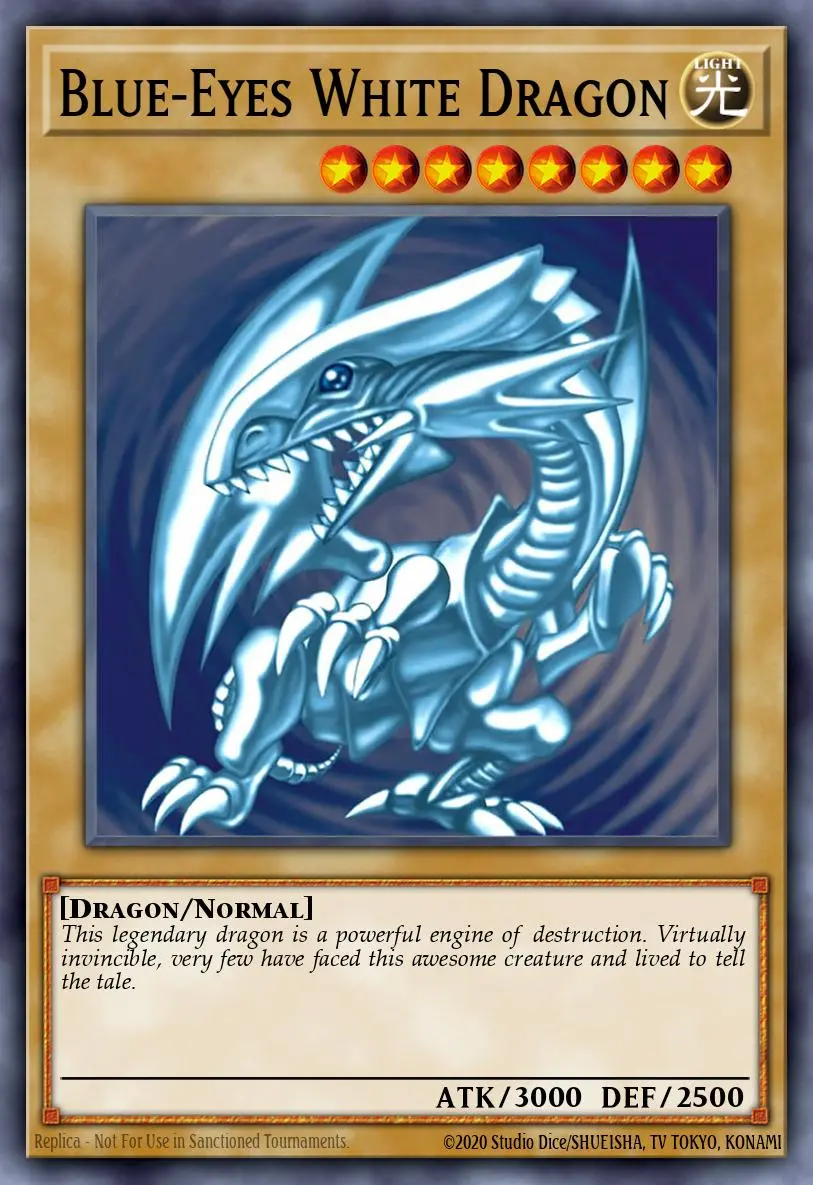 YugiOh Blue-Eyes White Dragon